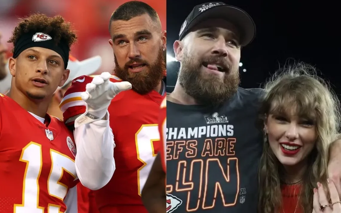 Patrick Mahomes, Travis Kelce;